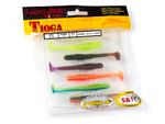 Виброхвост съедобный Lucky John Tioga 2.9" (74мм), 7шт/уп