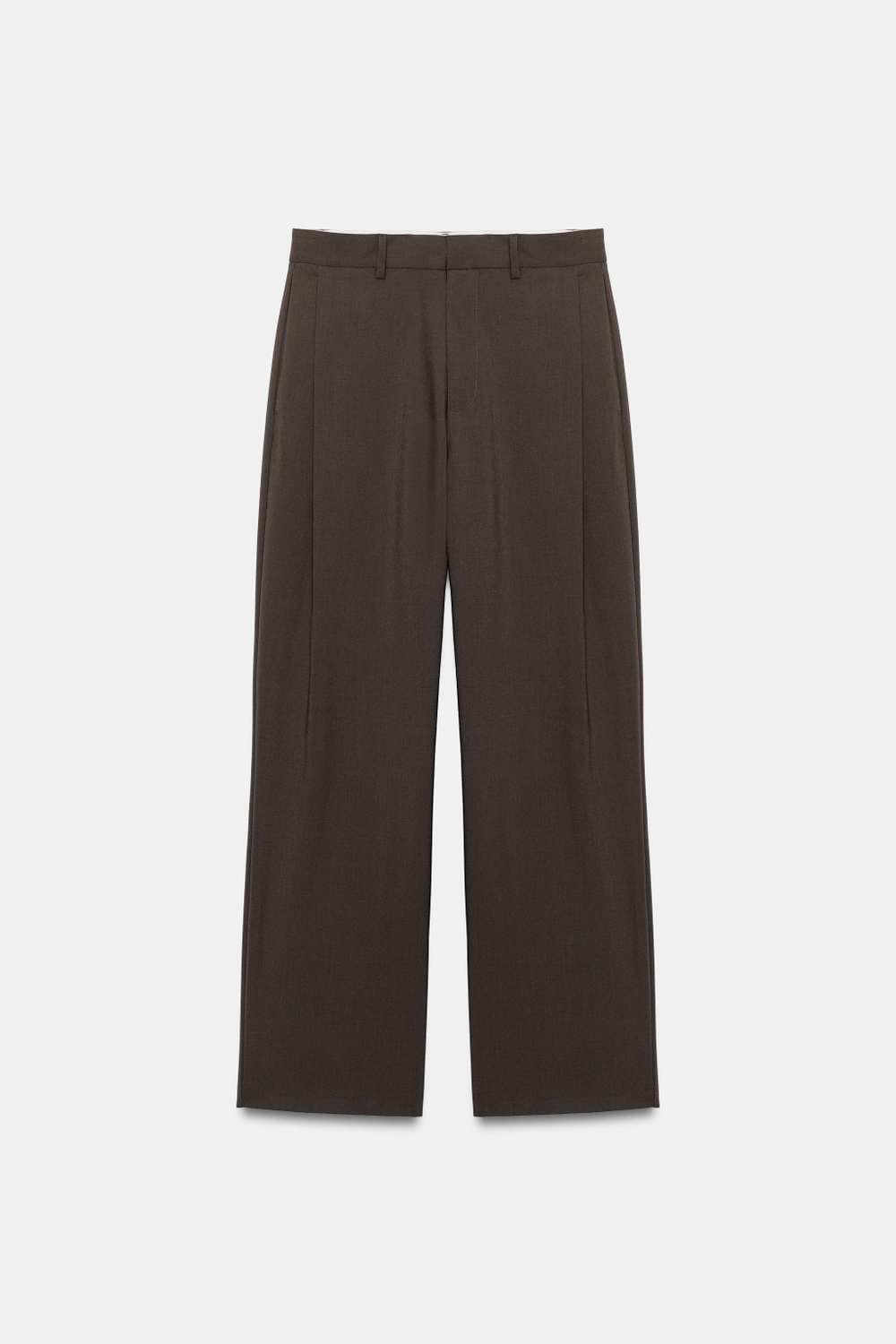 БРЮКИ В ПОЛОСКУ СО СКЛАДКАМИ — ZARA