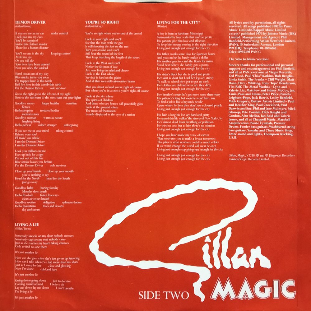 Gillan / Magic (LP)