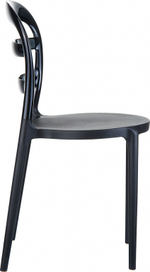 Стул пластиковый, Siesta Contract Miss Bibi, черный