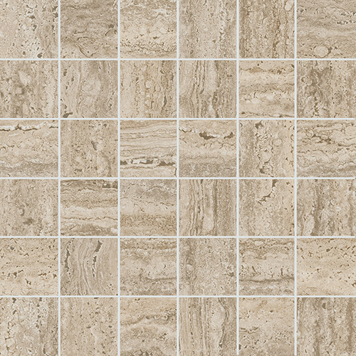 Мозаика/керамогранит KERAMA MARAZZI ПРО ТРАВЕРТИН бежевый матовый обрезной 30x30 / 9 мм. / KMD2MSA009GR