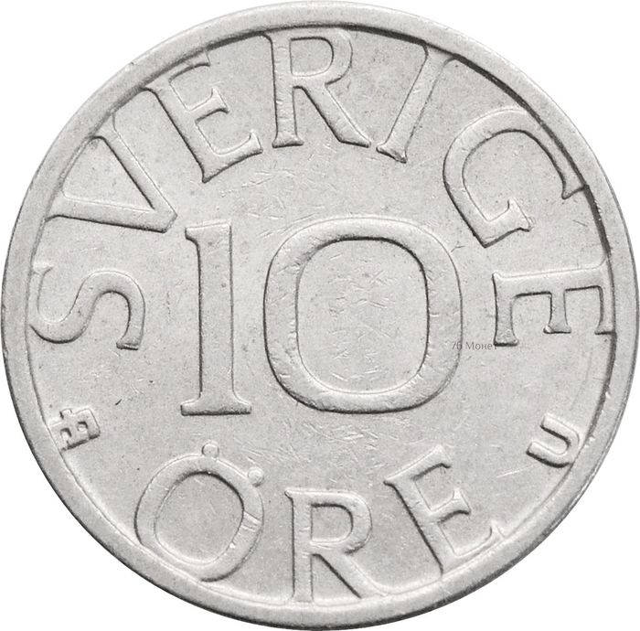 10 эре 1976-1991 Швеция