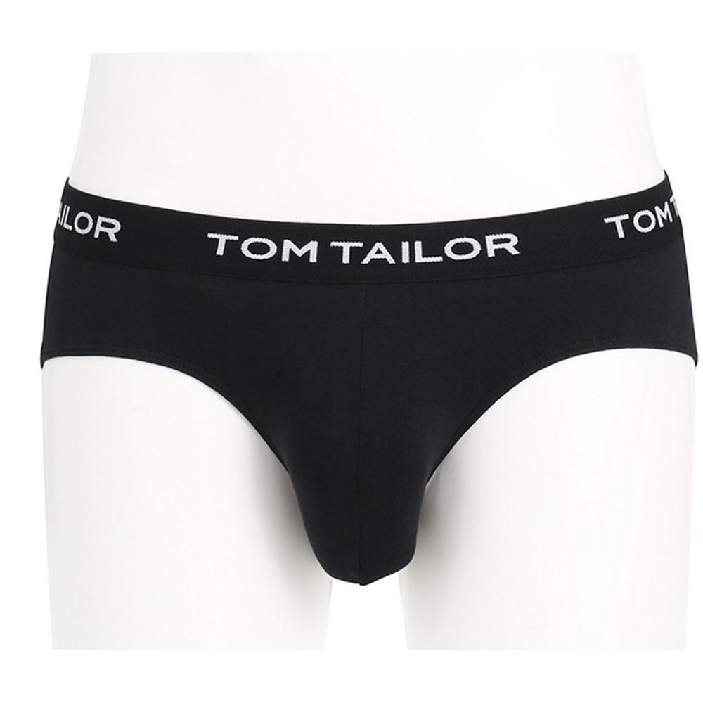 Мужские трусы слипы черные Tom Tailor 70238/6061 9303