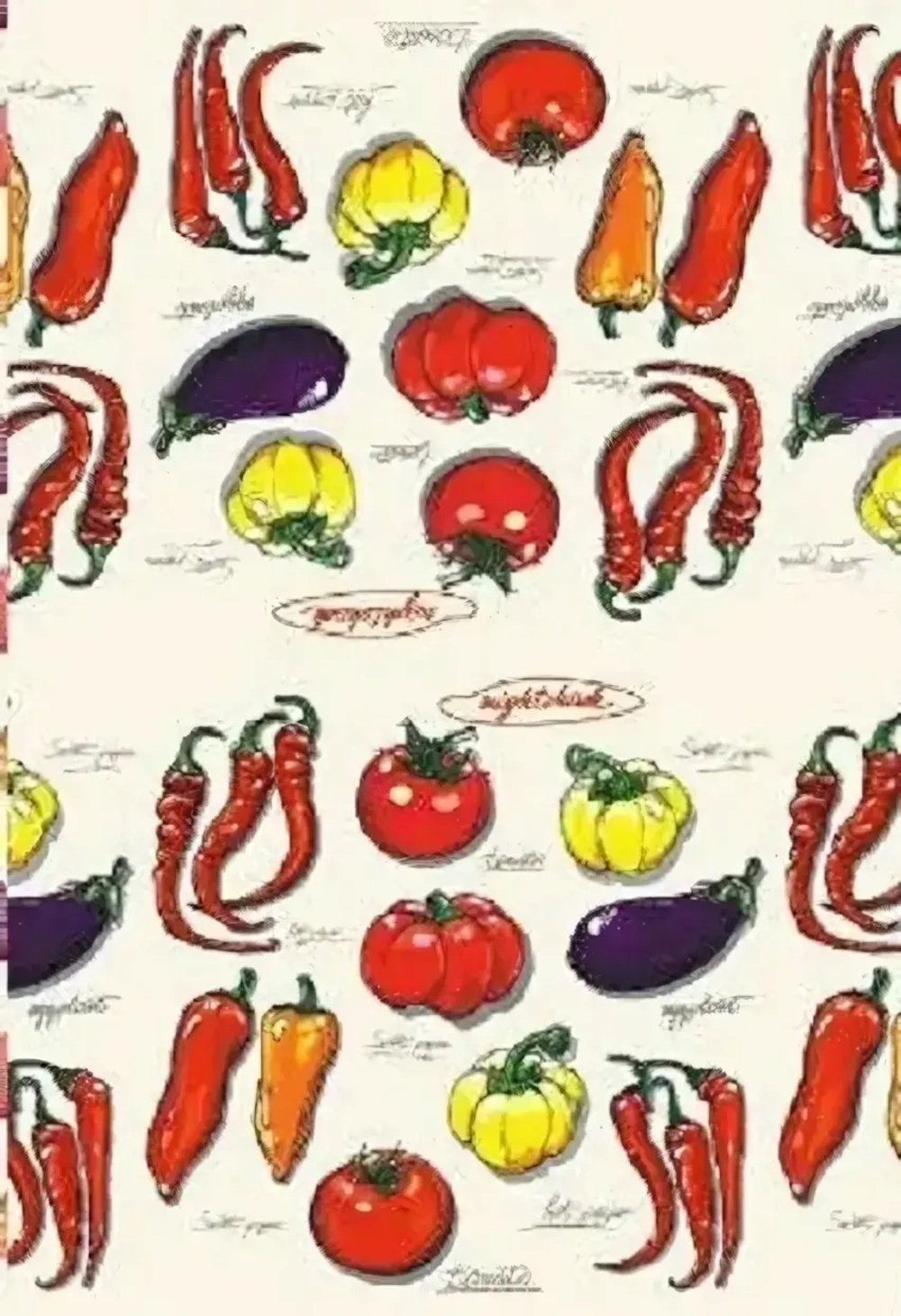 Полотенце кухонное «Flavor - Овощи» 40*57 см, микрофибра 200 гр/м2
