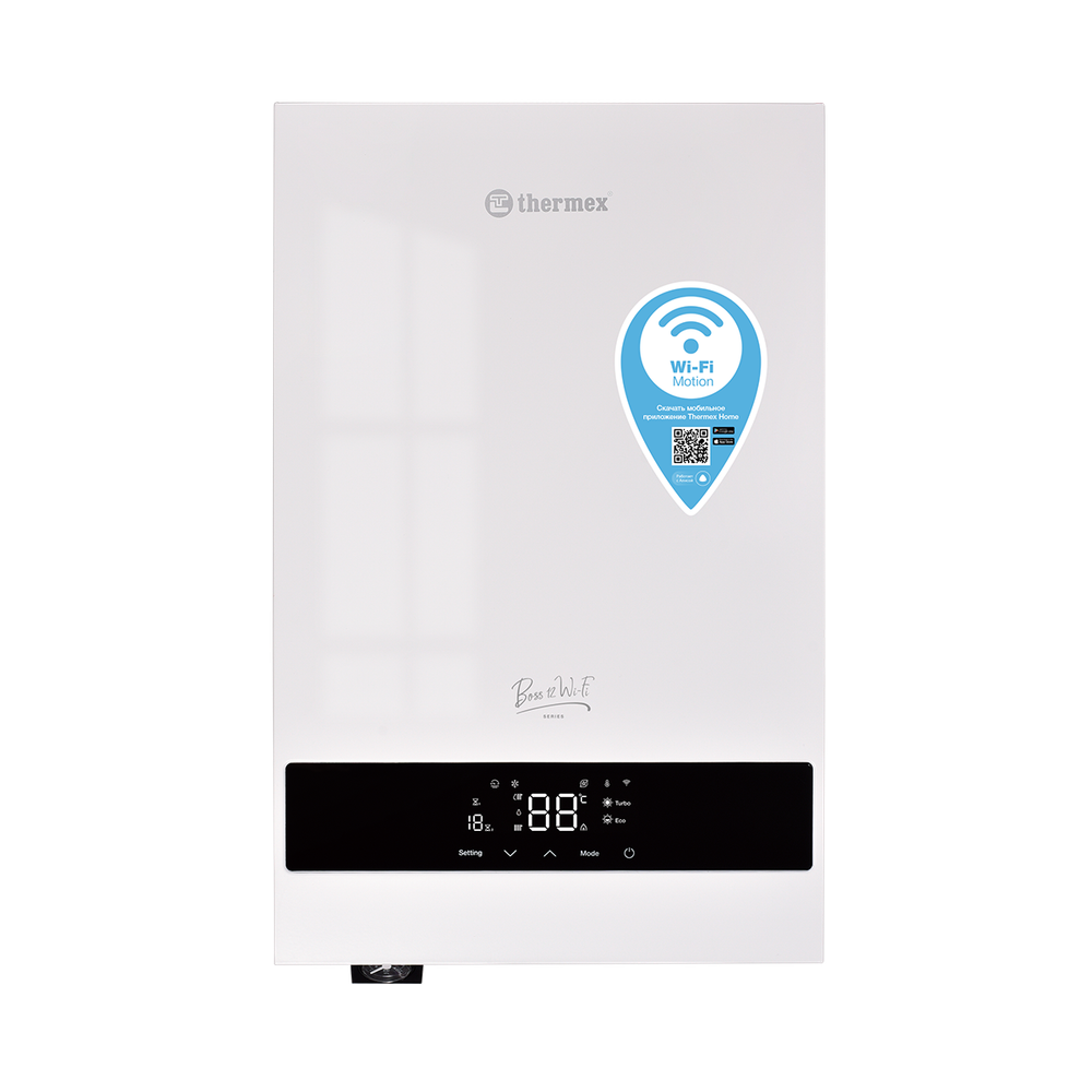 Электрический котел THERMEX Boss 12 Wi-Fi (White)