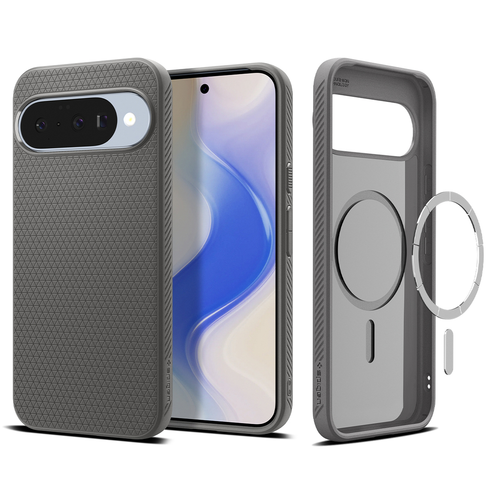 Чехол Spigen Liquid Air (Magsafe) для Google Pixel 10/ 10 Pro серый