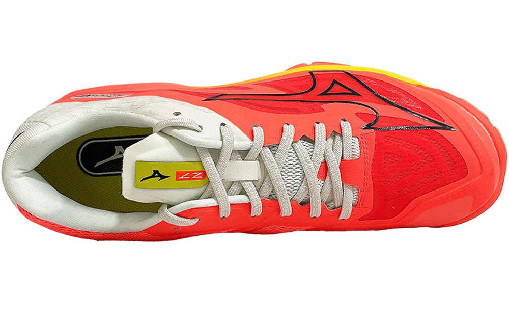 Mizuno Wave Lightning Z7 Low "Silver Cloud Orange"