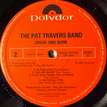 Pat Travers Band ‎– Crash And Burn (Англия 1980г.)