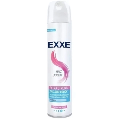 Лак для волос EXTRA STRONG экстрасильная фиксация, 300 мл EXXE