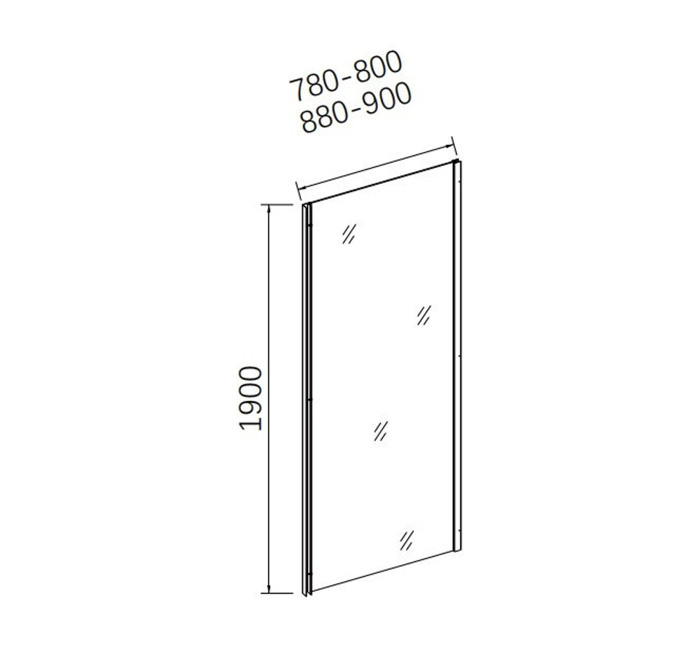 Перегородка стационарная  CL80