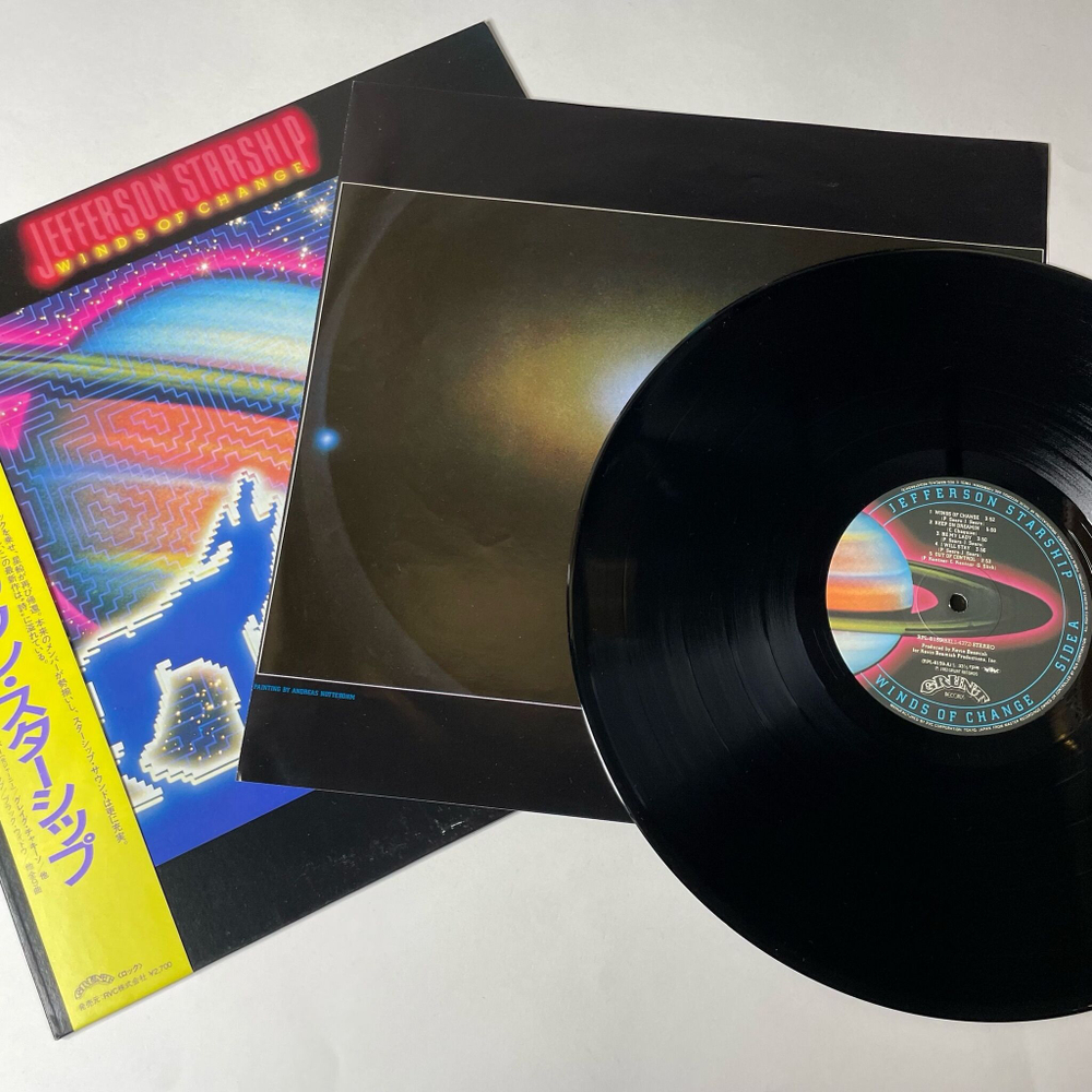 Винтажная виниловая пластинка LP Jefferson Starship Winds Of Change (Japan 1982) (Obi) Be My Lady