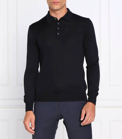 Хлопковый свитер ruben полоshirt ls Oscar Jacobson - темно-синий(67578023)