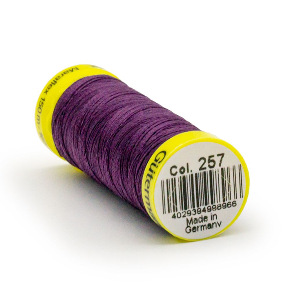 Нитки для трикотажа Gutermann Maraflex 120 (150 метров), 5 кат. | 257 пыльно-фиолетовый