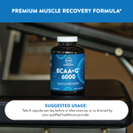 MRM Nutrition, BCAA+G™ 6000, 150 капсул