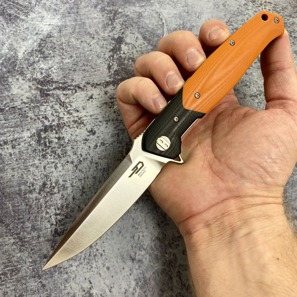 Складной нож Bestech BG03C Swordfish Black Orange