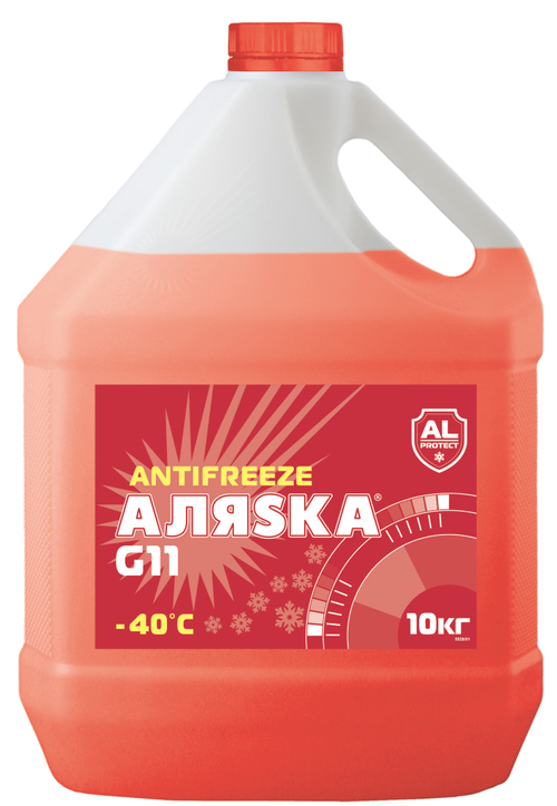 Антифриз Аляска red - 40 G11 10 кг