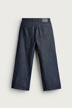 ZARA ДЖИНСЫ RELAXED FIT С ШВАМИ, ИНДИГО