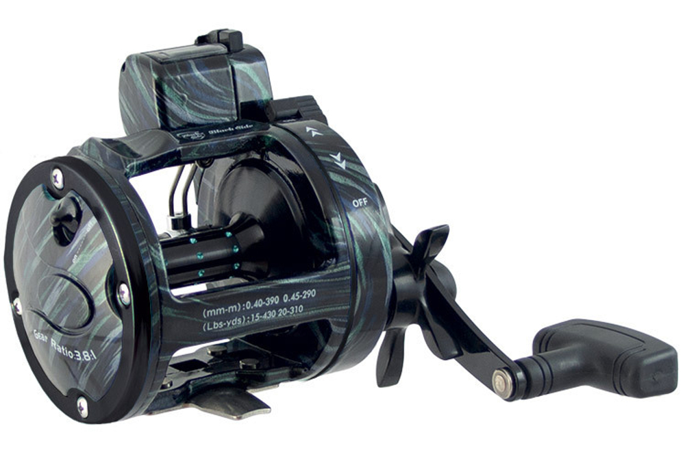 Катушка для рыбалки мультипликаторная Black Side Drafter Pro LC 300