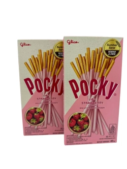 Шоколадные палочки Pocky , Покки со вкусом Клубника