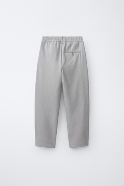 ZARA БРЮКИ RELAXED FIT COMFORT, ЖЕМЧУЖНО-СЕРЫЙ