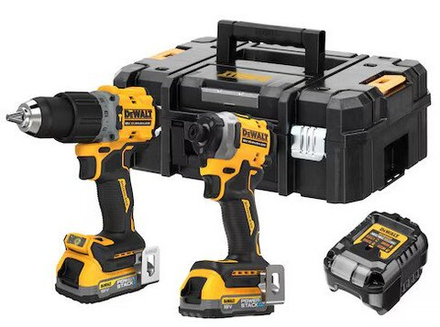 DeWalt DCK2050E2T (шуруповерт, винтоверт, 2 АКБ, кейс)