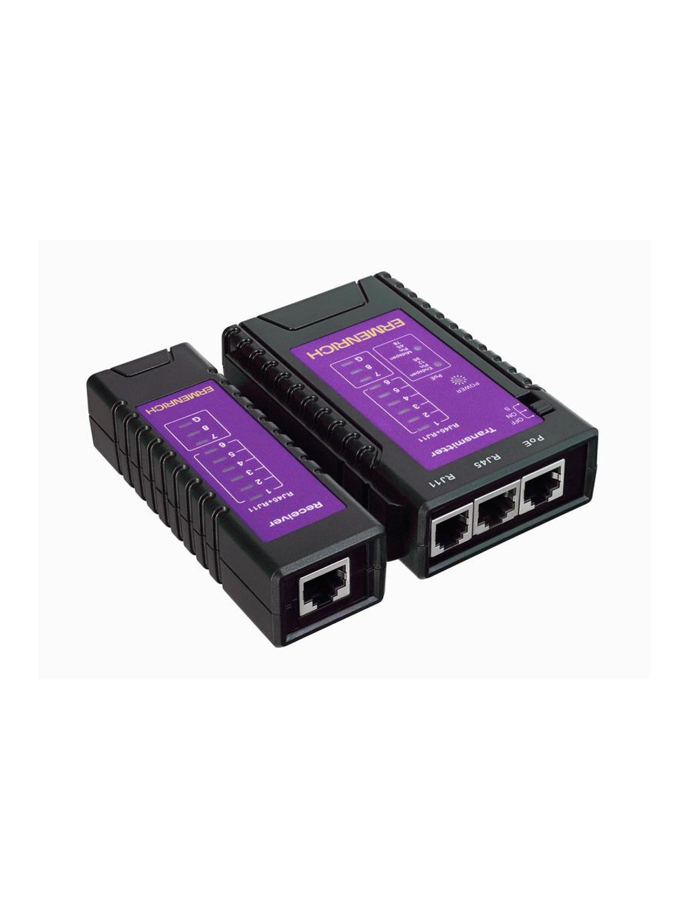Тестер кабельный NetGeeks NP10 фиолет. Ermenrich 85300
