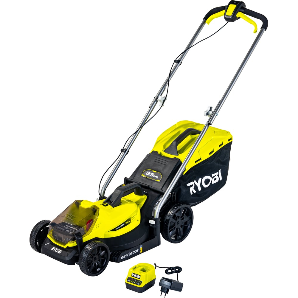 Газонокосилка Ryobi ONE+ 33cm; 1x аккумулятор 4.0Aч RLM18X33B40 5133004306