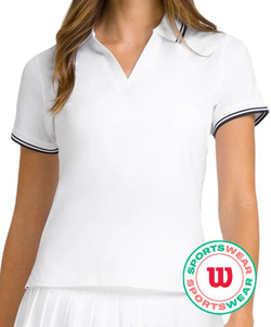 Женское поло Wilson Tennis Club - белый