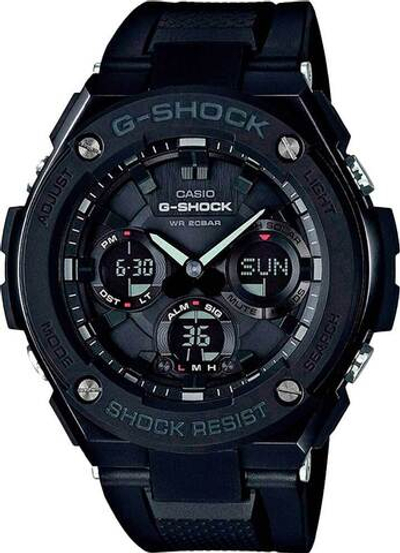 Японские наручные часы Casio G-SHOCK GST-S100G-1B с хронографом