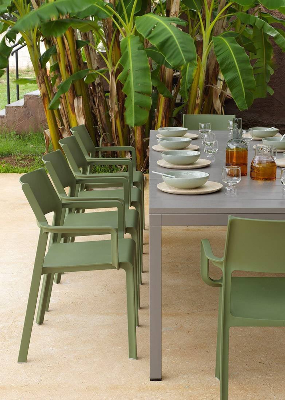Кресло пластиковое Nardi Trill Armchair, агава