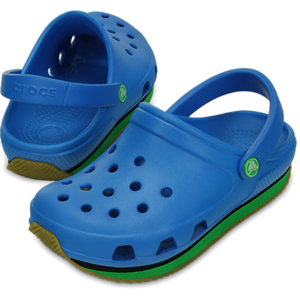 Сабо Kids Crocs Retro Clog Ocean / Grass green