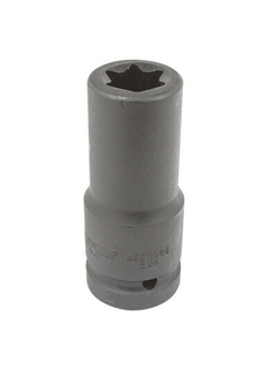 3/4''Головка ударная глубокая Е24 Forsage F-46611024