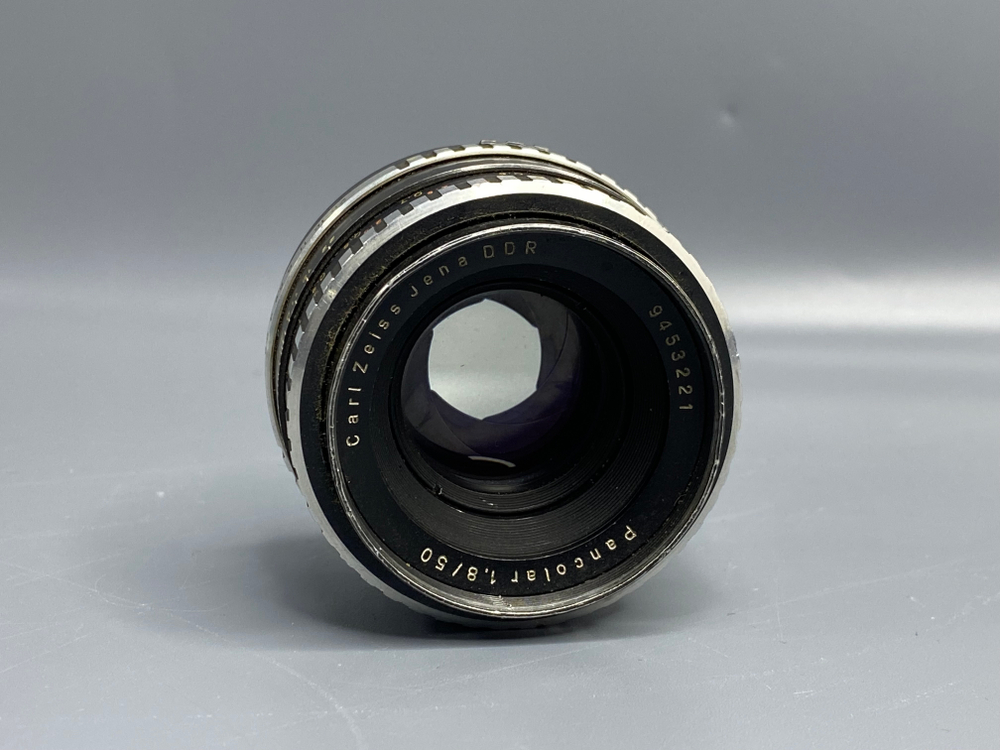 Pancolar 1.8/50 Carl Zeiss Jena DDR прыгалка всегда в зажатом положении