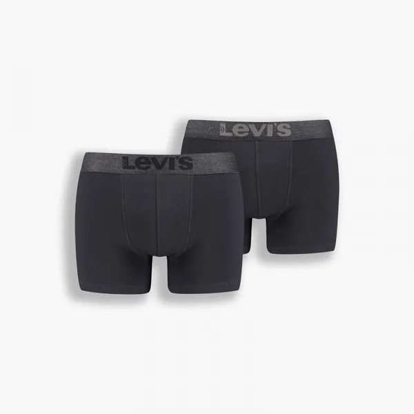 Трусы мужские ( набор 2 шт. ) LEVI'S MELANGE WB BOXER BRIEF ORGANIC CO 2P