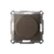 Светорегулятор поворотно-нажимной, LED, RC, 400 Вт Systeme Electric AtlasDesign Мокко ATN000623