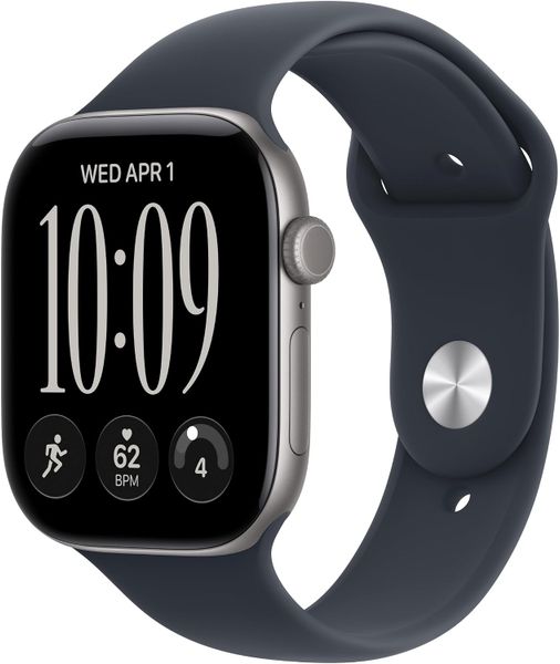 Умные часы Apple Watch Series 12 46 мм Space Gray Aluminum Case with Sport Band (S/M) Синий | Blue