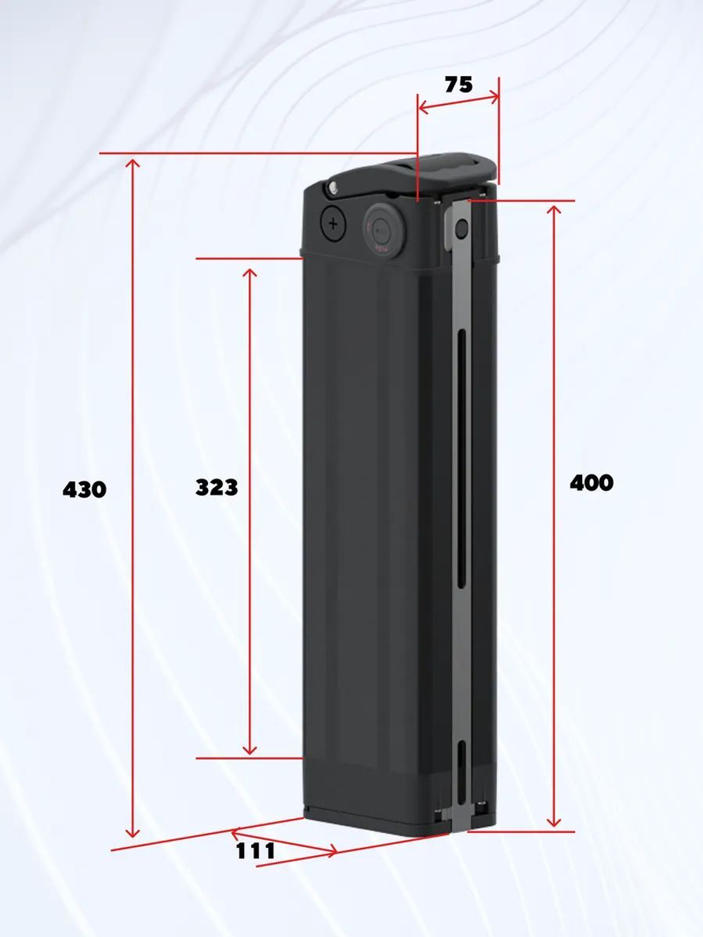 Корпус АКБ для Kugoo Kirin V3 Pro, Minako V8 Pro