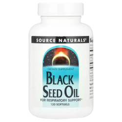 Source Naturals, Black Seed Oil 120 Capsul 500 mg in 1 caps | Масло чёрного тмина 120 капсул (500 мг в 1 капсуле )