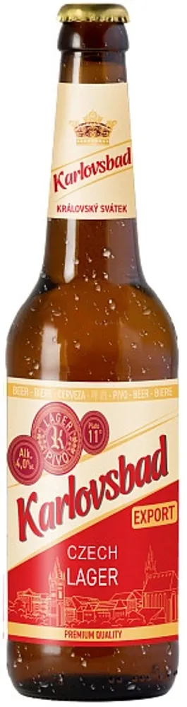Пиво Карловсбад Чешский Лагер / Karlovsbad Czech Lager 0.5 - стекло