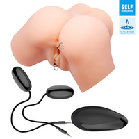 Вибромастурбатор мини-полуторс 23х17,5х12,5см (вагина и анус) Baile Crazy Bull Samantha Realistic BM-00900T71ZK