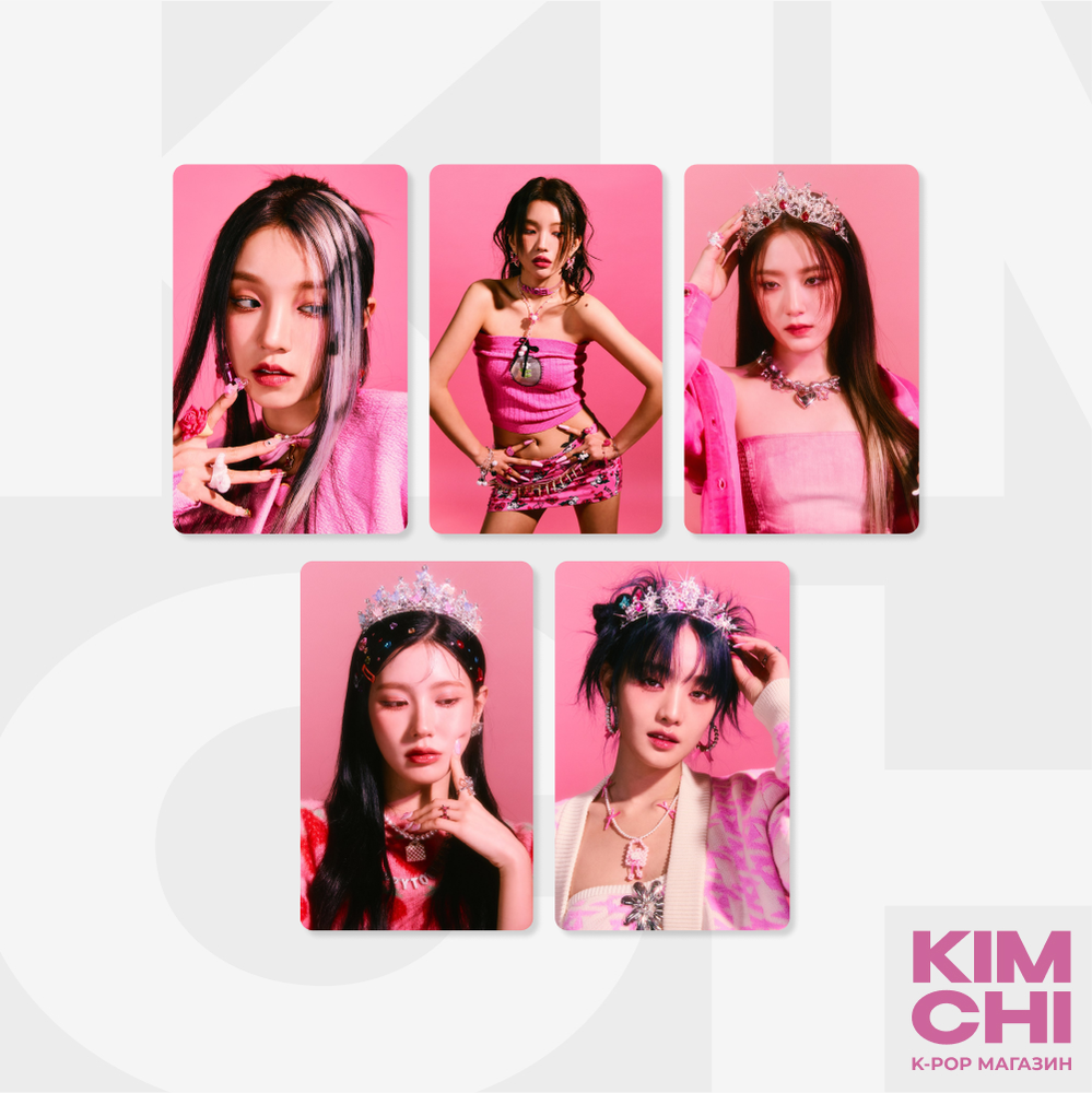 Набор фотокарточек - (G)I-DLE - I Feel Набор фотокарточек - (G)I-DLE - I Feel