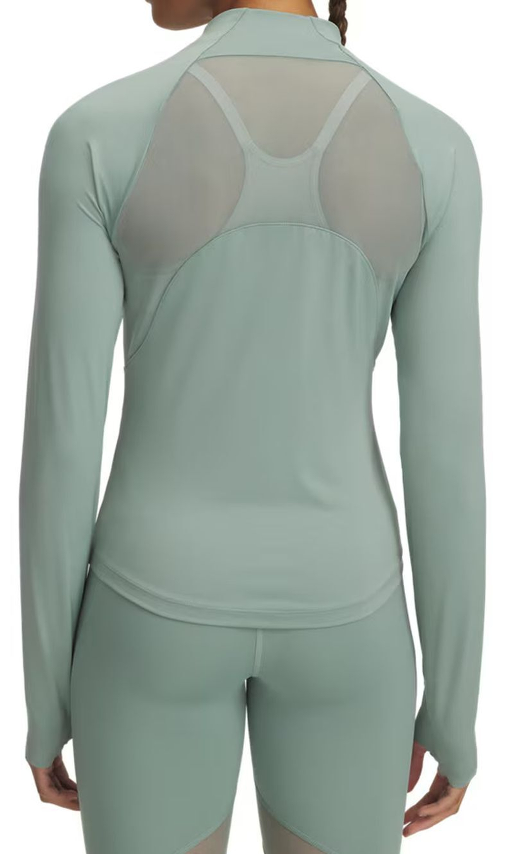 Женская теннисная футболка (dł. Рукава) Under Armour Vanish Elite Vent - зеленый