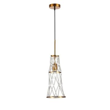 Светильник подвесной 1*E27 SL1016.203.01 золотистый/прозрачный Narrio ST-Luce