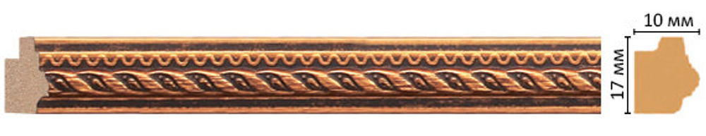 Молдинг DECOMASTER 149-954 (17*10*2400мм)