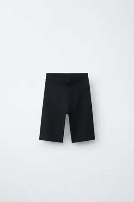 ZARA ОДНОТОННЫЕ ВЕЛОСИПЕДКИ, ЧЕРНЫЙ
