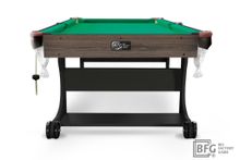 Бильярд BFG Compact Light 5 (Анкор+черный) (РП, анкор/черный (ЛДСП), ЛДСП_16, Euro Pro 50 ш1.98м Yellow green, Х/б сетка)