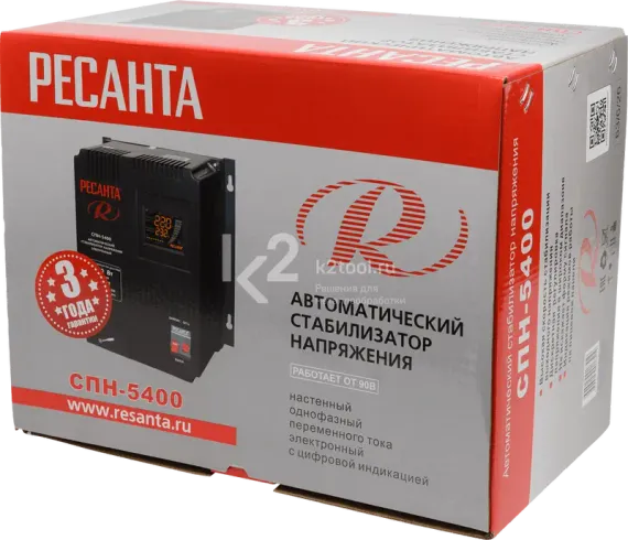 Стабилизатор напряжения Ресанта СПН-5400
