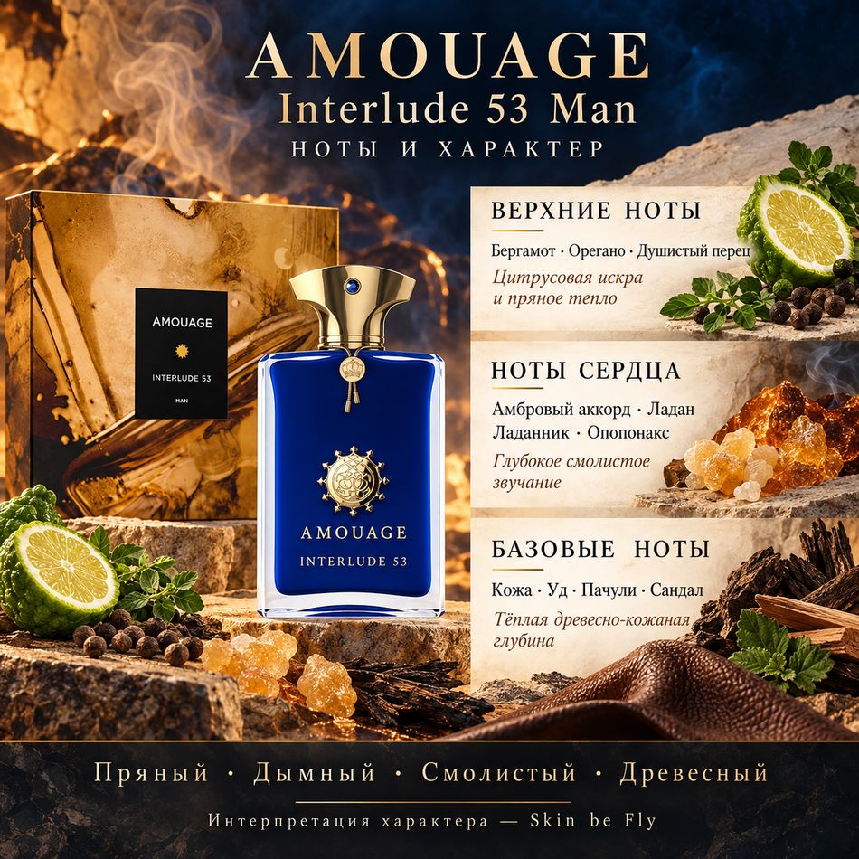 Amouage Interlude 53 Man Extrait 100 мл — оригинал