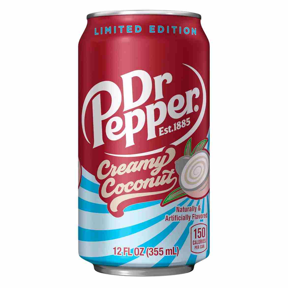 Напиток Dr.Pepper Кремовый Кокос,  б/а с/г, 355 мл. 12шт Америка  АТ