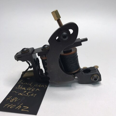 Black&Gray Shader до 25 MG 7-8V 110Hz Barmaley Tattoo Machines, индукционная тату машинка